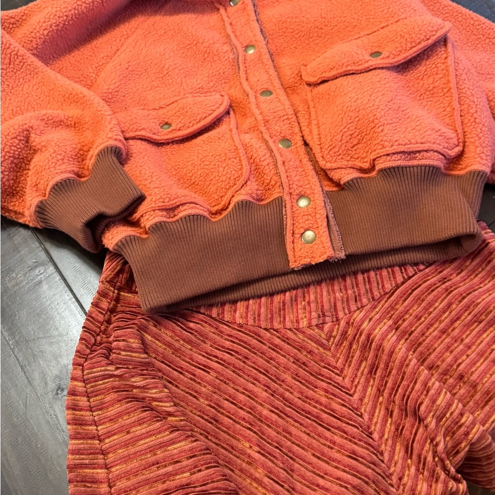 Free People Terracotta A-Line Skirt - Picture 6 of 6